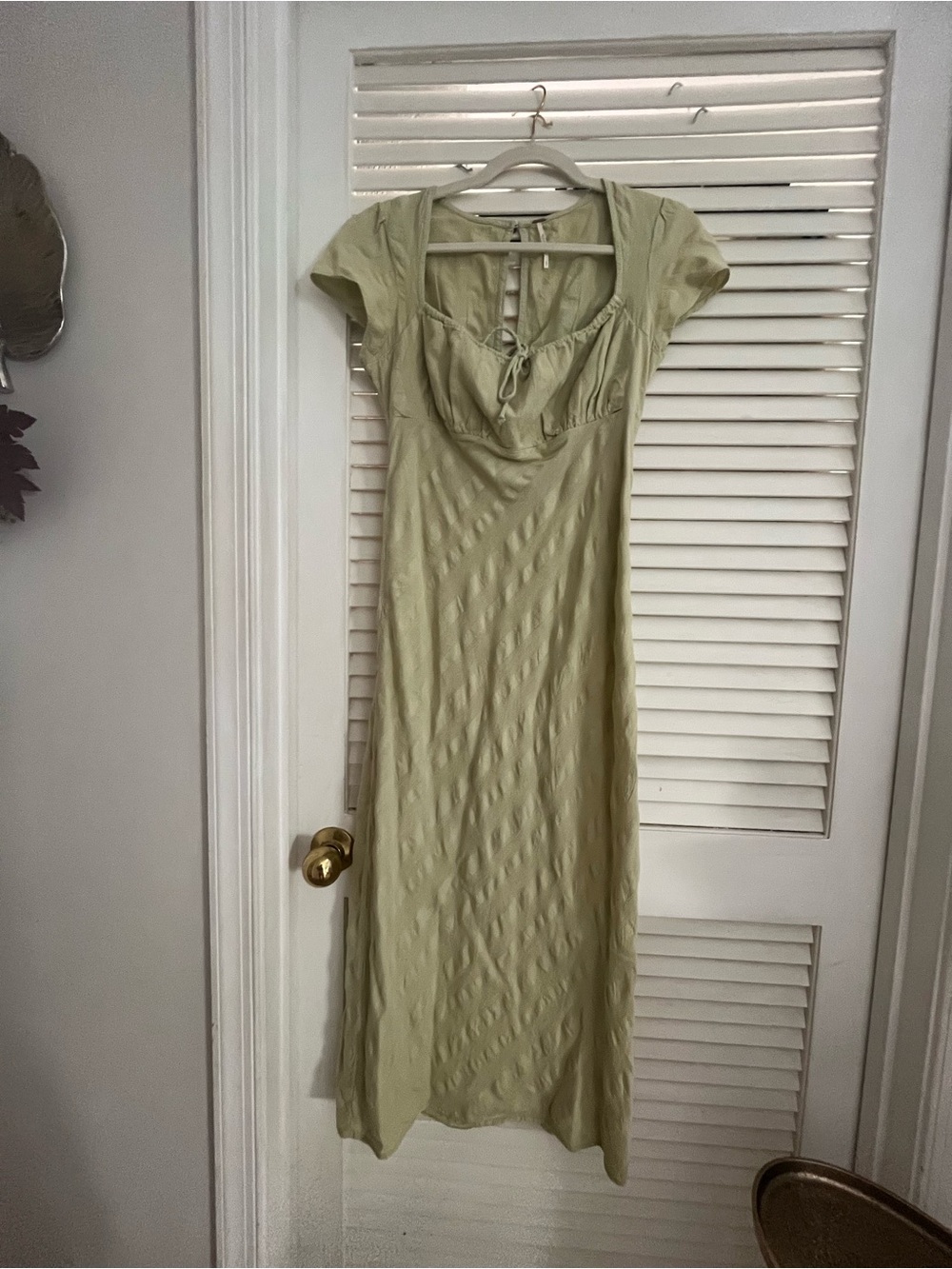 Free People Light Green Midi Dress